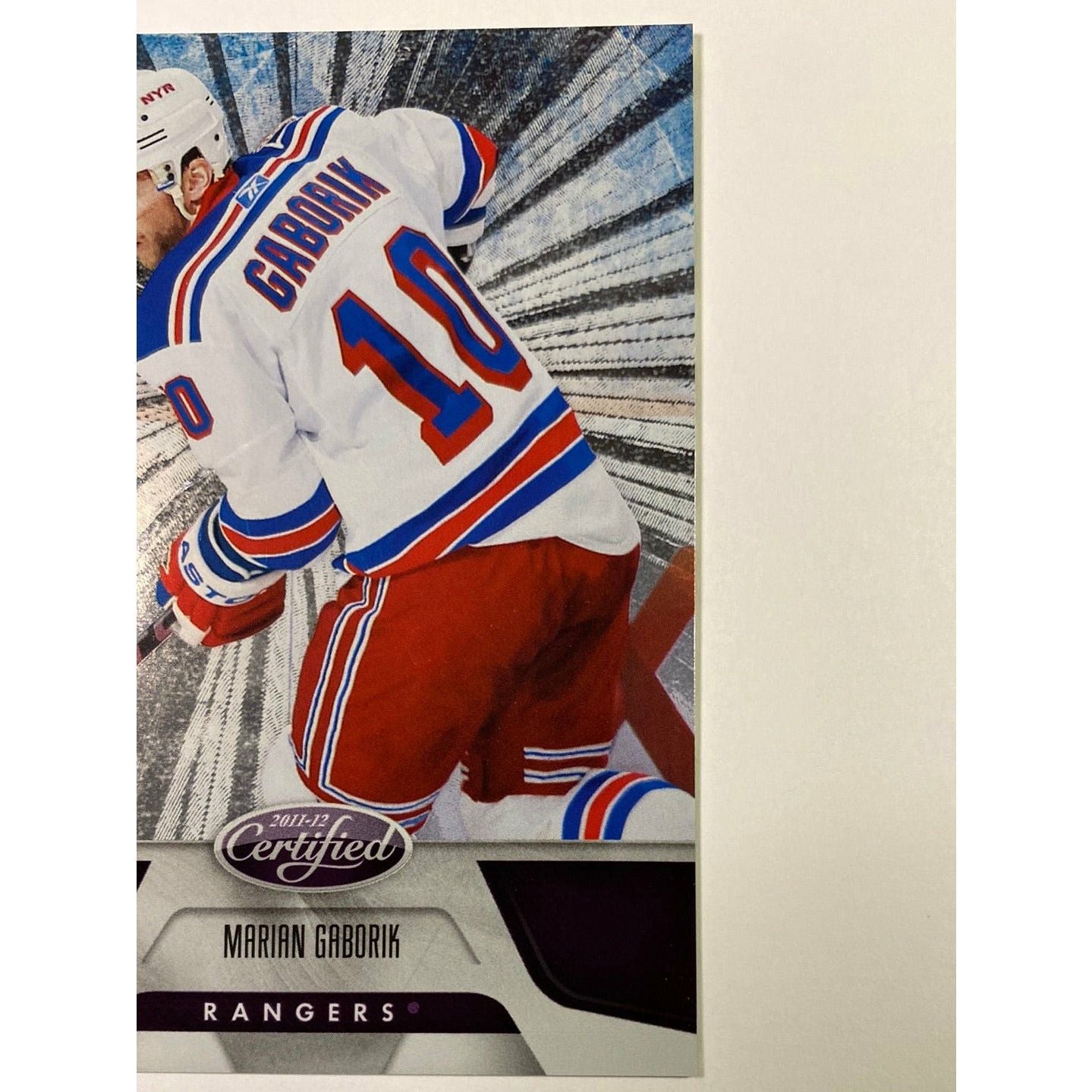 2011-12 Panini Certified Marian Gaborik Mirror Purple /10