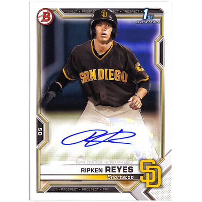 2021 1st Bowman Ripken Reyes Autograph