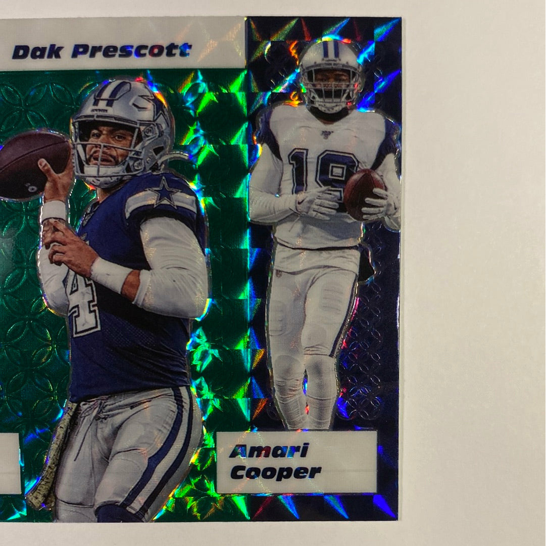 2020 Mosaic Prescott / Cooper / Elliott Flea Flicker Green & Blue Prizm