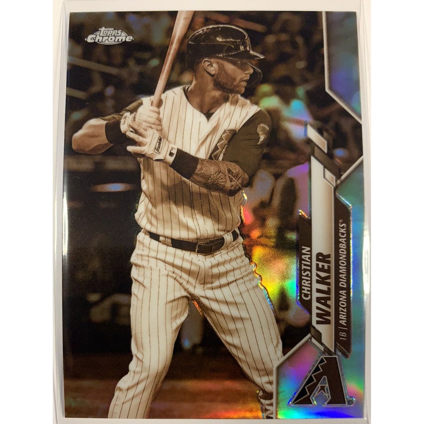  2020 Topps Chrome Christian Walker Sepia Refractor  Local Legends Cards & Collectibles