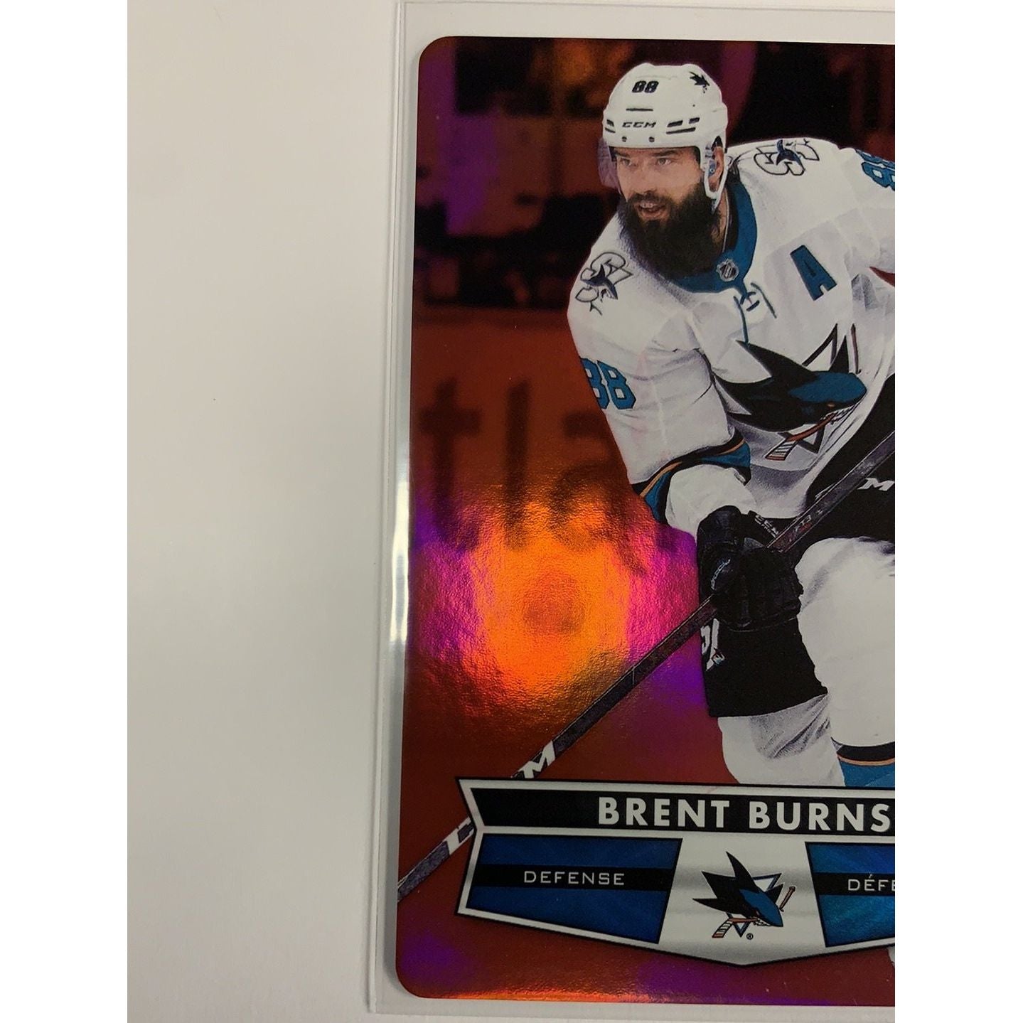  2021-22 Tim Hortons Red Die Cut Brent Burns  Local Legends Cards & Collectibles