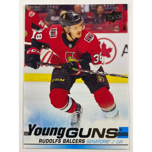 2019-20 Upper Deck Series 1 Rudolfs Balcers Young Guns