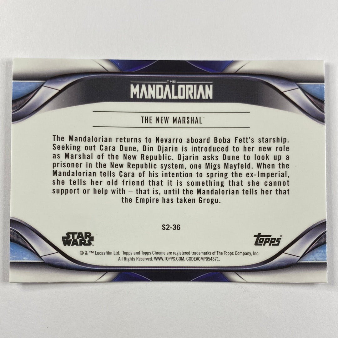 Topps Chrome The Mandalorian The New Marshall Refractor