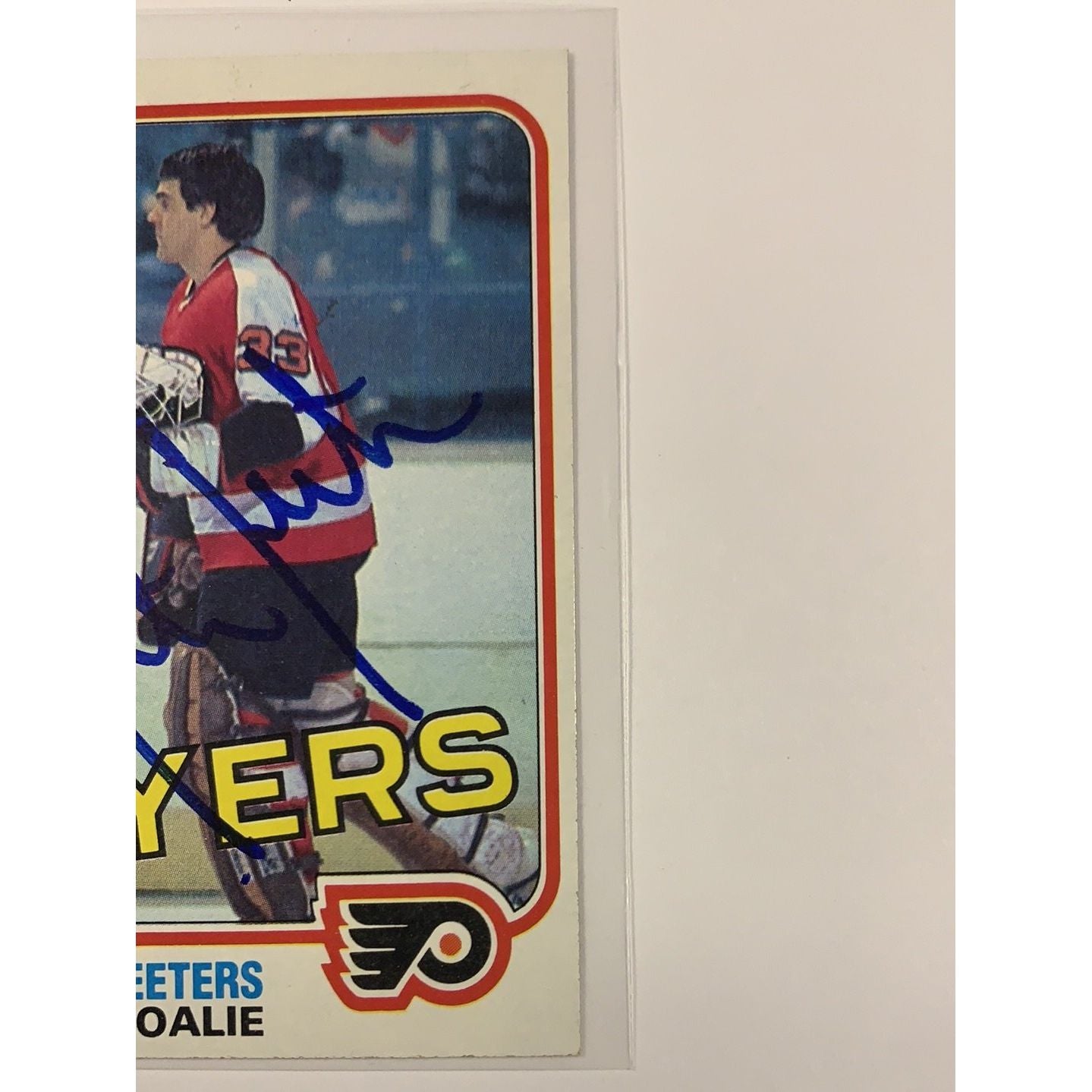  1981 Topps Pete Peters In Person Auto  Local Legends Cards & Collectibles
