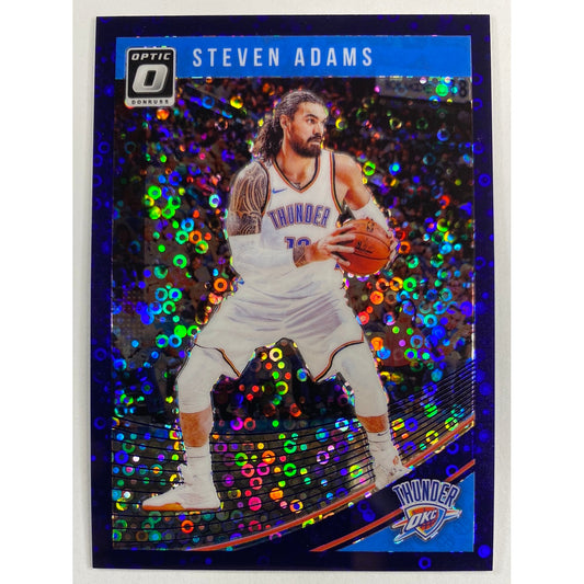 2018-19 Donruss Optic Steven Adams Purple Fast Break Prizm/95