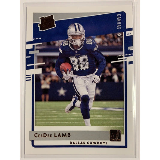  2020 Donruss CeeDee Lamb Canvas Rated Rookie  Local Legends Cards & Collectibles