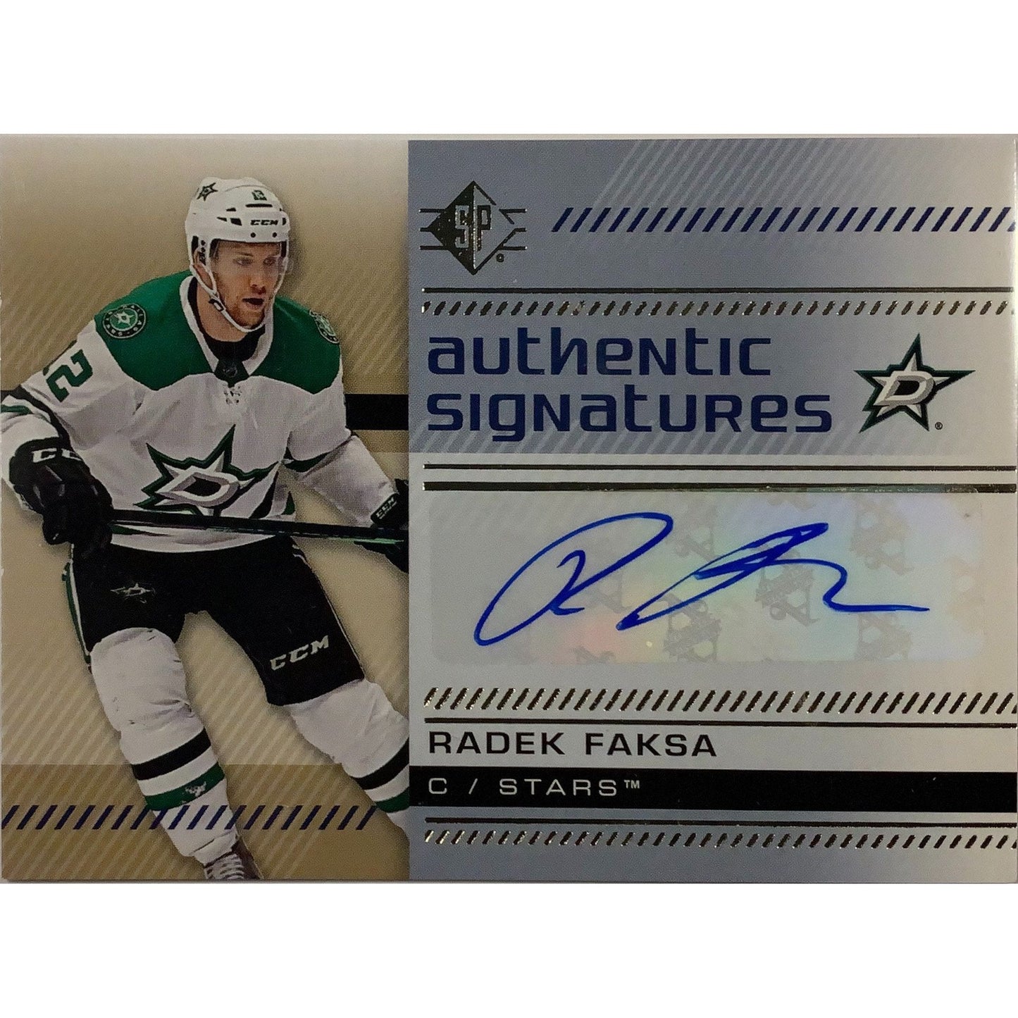  2019-20 SP Radek Faksa Authentic Signatures  Local Legends Cards & Collectibles