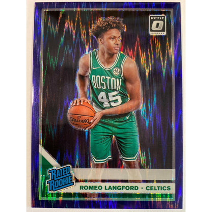  2019-20 Donruss Optic Romeo Langford Purple Shock Prizm Rated Rookie  Local Legends Cards & Collectibles