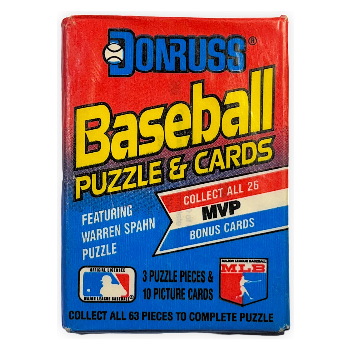  1989 Donruss MLB Baseball Wax Pack  Local Legends Cards & Collectibles