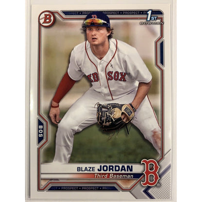  2021 Bowman 1st Blaze Jordan BP-71  Local Legends Cards & Collectibles