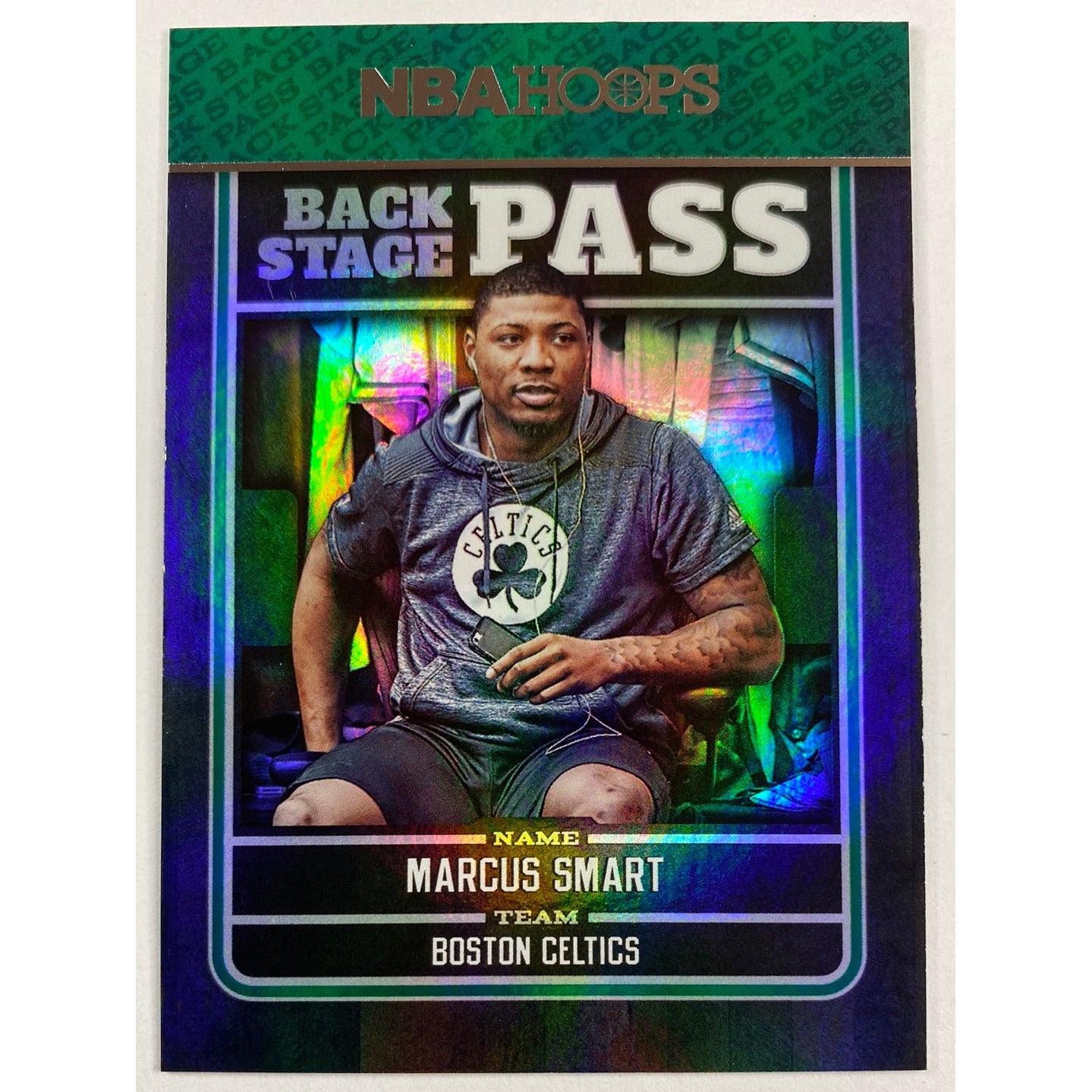 2017-18 Hoops Marcus Smart Back Stage Pass
