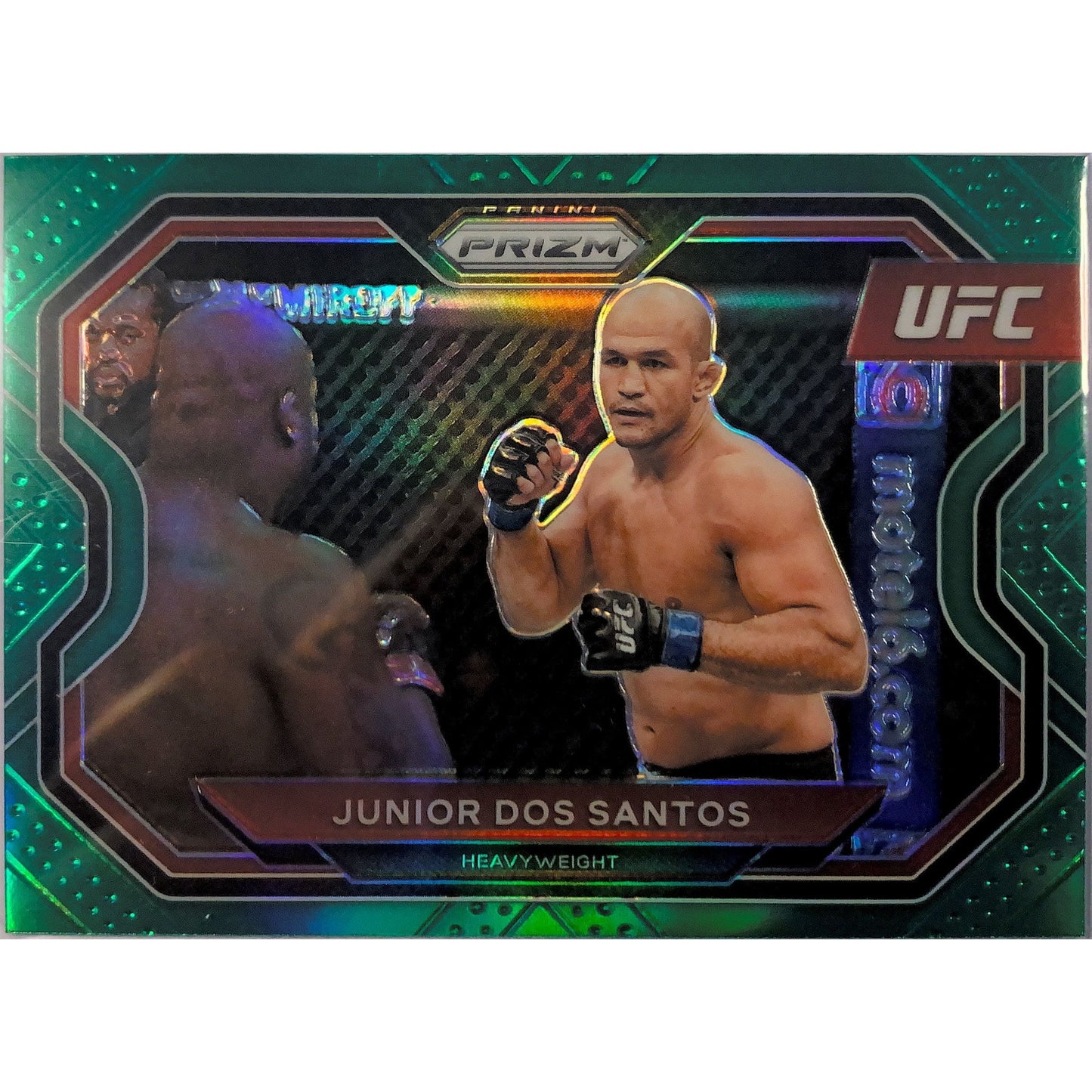  2021 Panini Prizm UFC Junior Dos Santos Green Prizm #131  Local Legends Cards & Collectibles