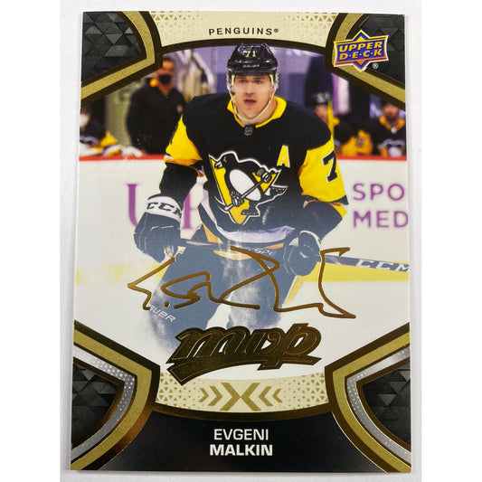 2021-22 MVP Evgeni Malkin Gold Script