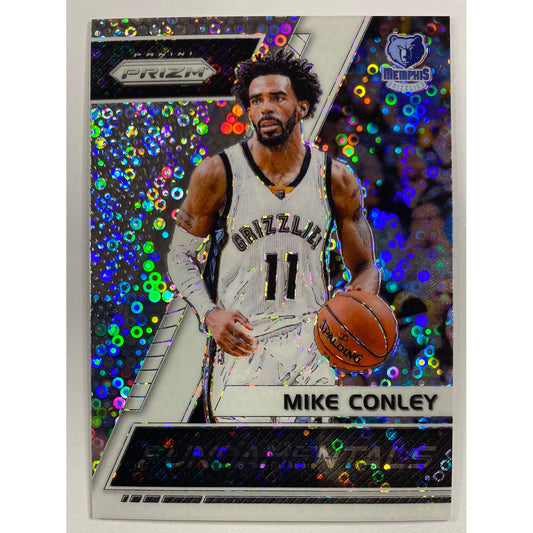 2017-18 Panini Prizm Mike Conley Fundamentals Disco Prizm