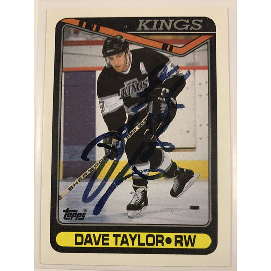  1990 Topps Dave Taylor In Person Auto  Local Legends Cards & Collectibles