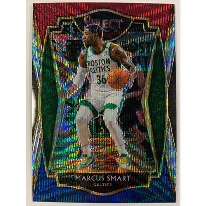 2021 Select Marcus Smart Premier Level Red White & Blue Prizm