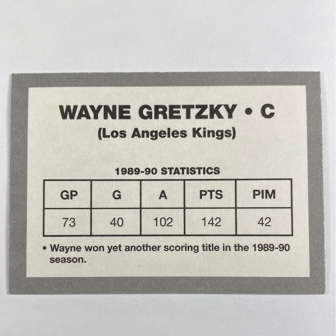 1990-91 Oddball Wayne Gretzky “Wayne Wins Again”