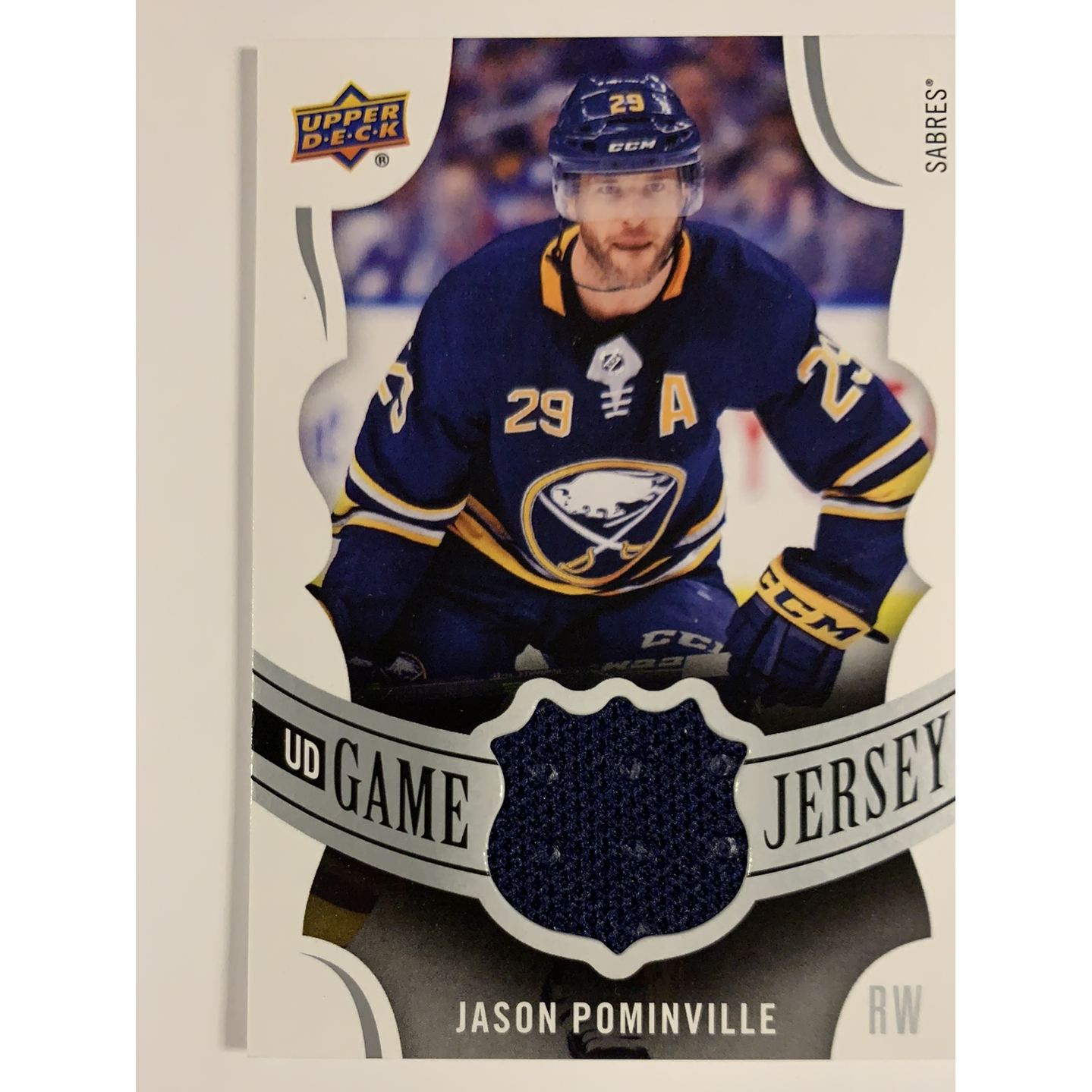  2018-19 Upper Deck Jason Pominvile Game Jersey  Local Legends Cards & Collectibles