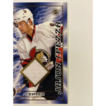 2003-04 Pacific Heads Up Jason Spezza Authentic Game Worn Jersey /500