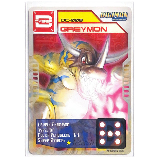  2004 D-Cyber Digimon Digivice Greymon DC-008  Local Legends Cards & Collectibles