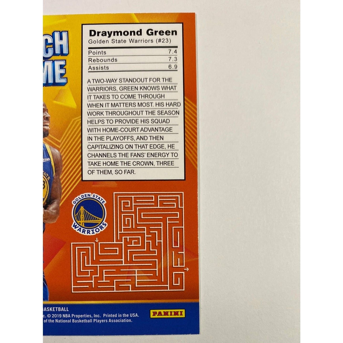  2019-20 Donruss Draymond Green Crunch Time  Local Legends Cards & Collectibles