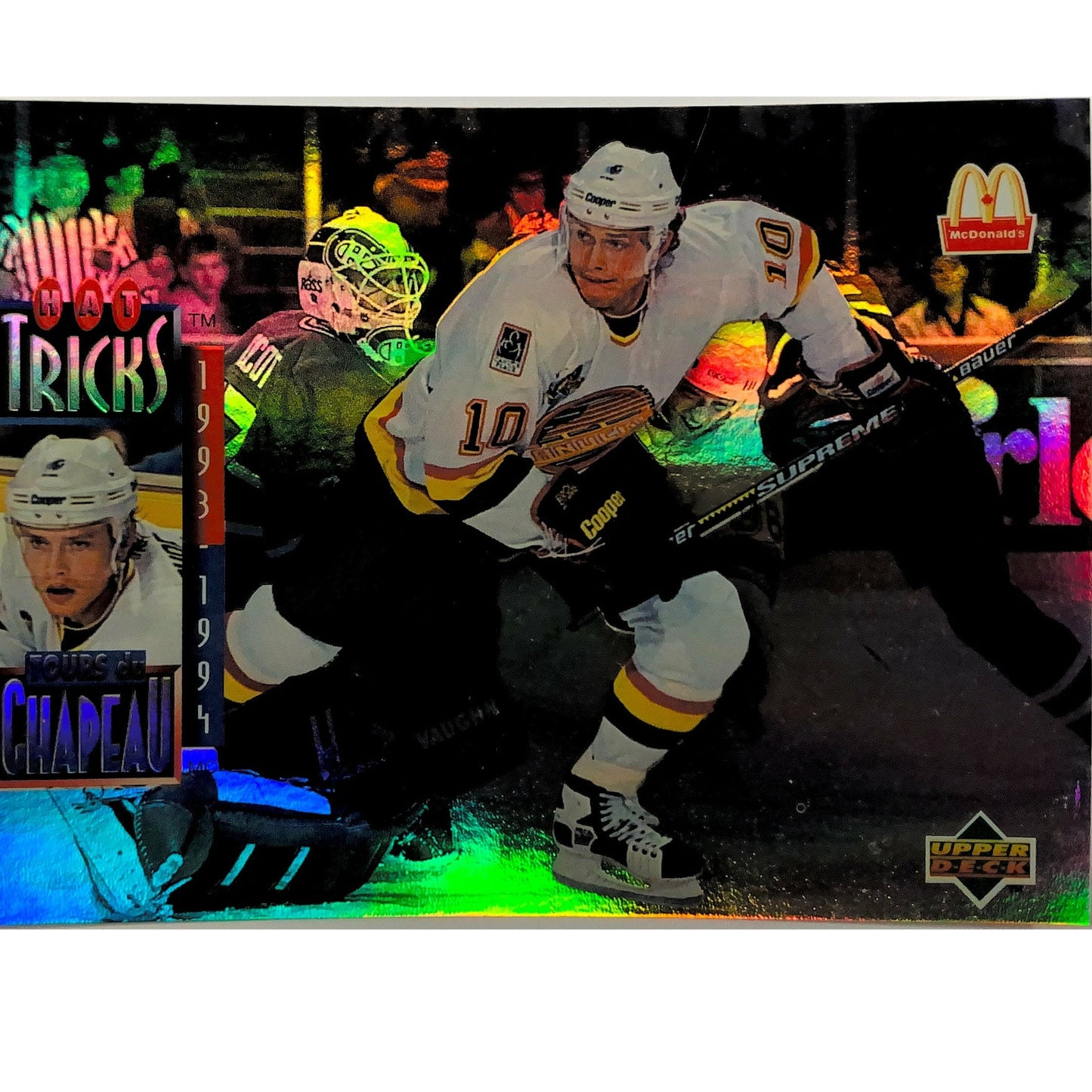 1994-95 Upper Deck McDonald’s Hat Tricks Pavel Bure Holo