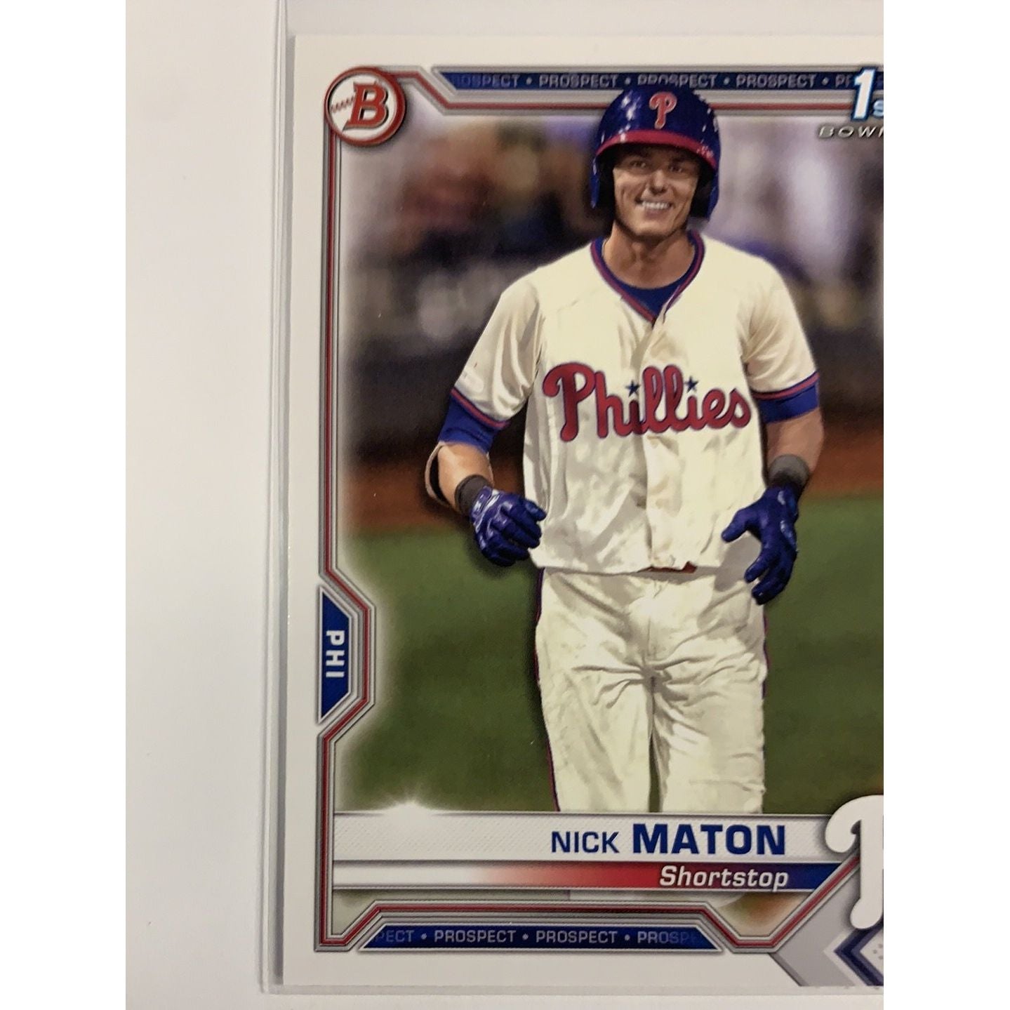  2021 Bowman Nick Maton BP-5  Local Legends Cards & Collectibles