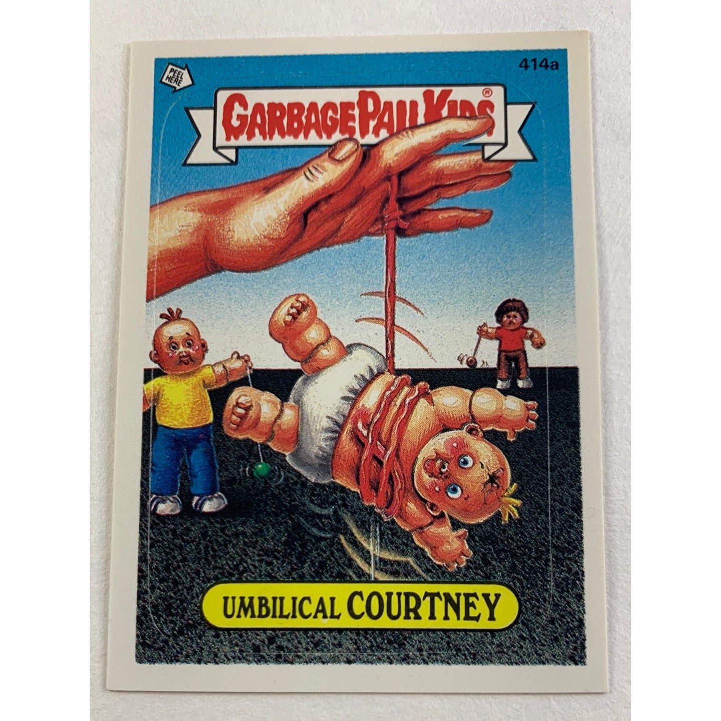 1987 Topps Garbage Pail Kids Umbilical Courtney Die Cut | Local Legends Cards & Collectibles