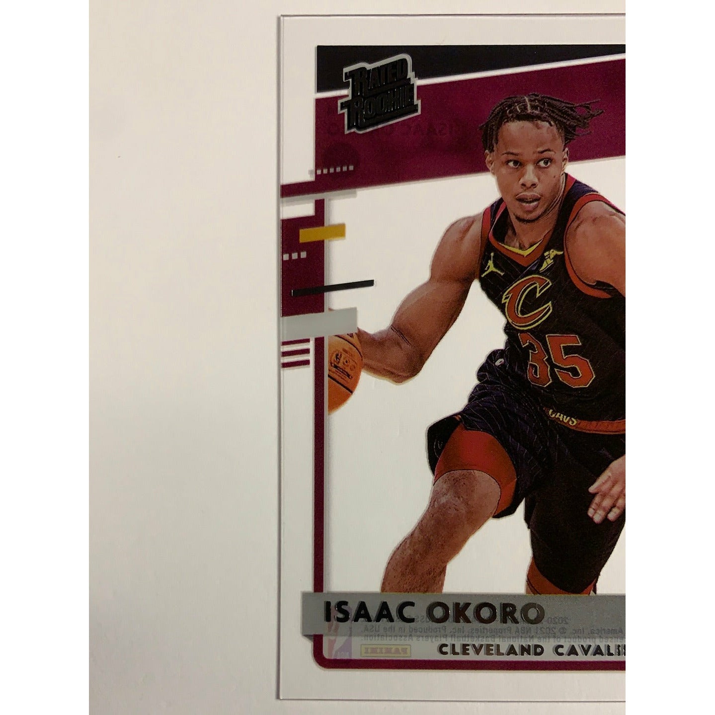 2020-21 Clearly Donruss Isaac Okoro Rated Rookie