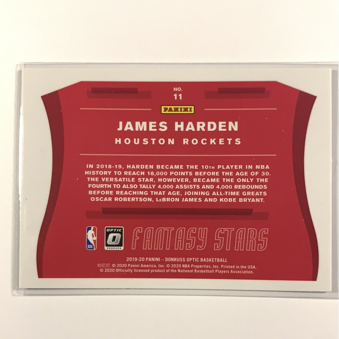  2019-20 Donruss Optic James Harden Fantasy Stars  Local Legends Cards & Collectibles
