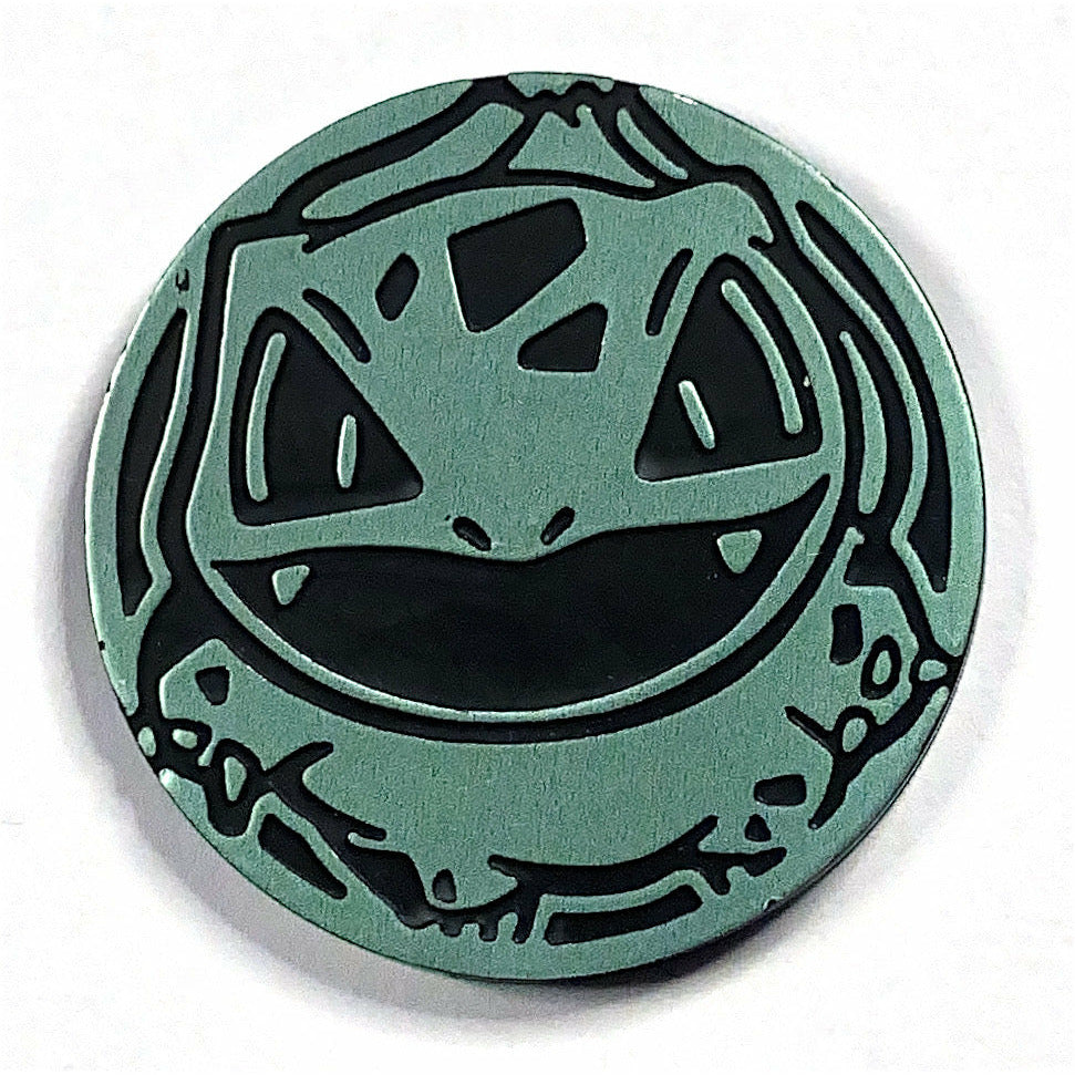2004 LeafGreen Theme Deck Bulbasaur Green Non Holofoil Coin