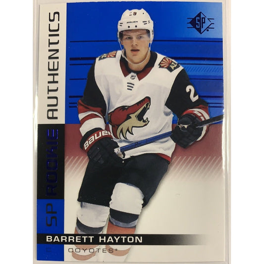  2019-20 SP Barrett Hayton Rookie Authentics  Local Legends Cards & Collectibles
