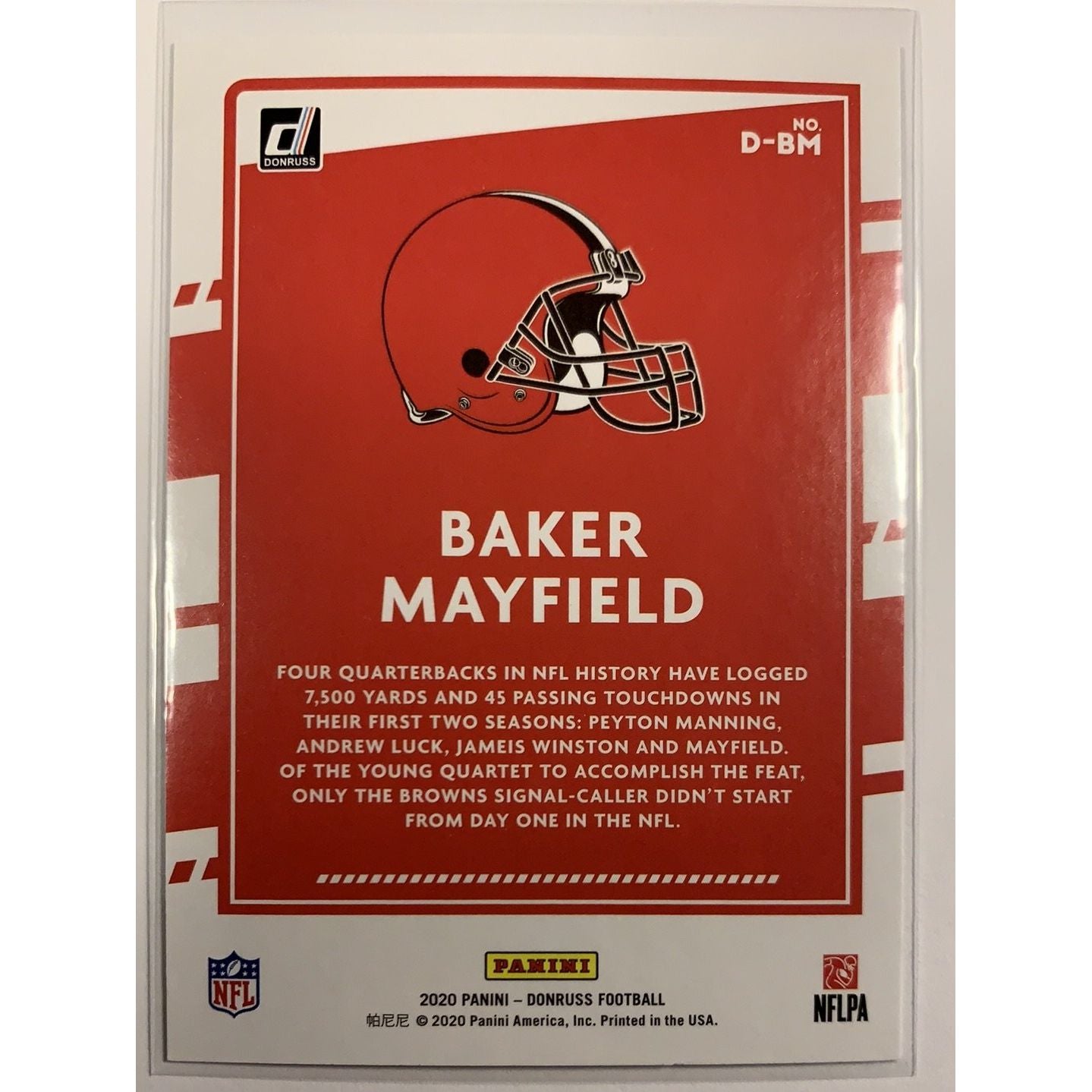  2020 Donruss Baker Mayfield Dominators  Local Legends Cards & Collectibles