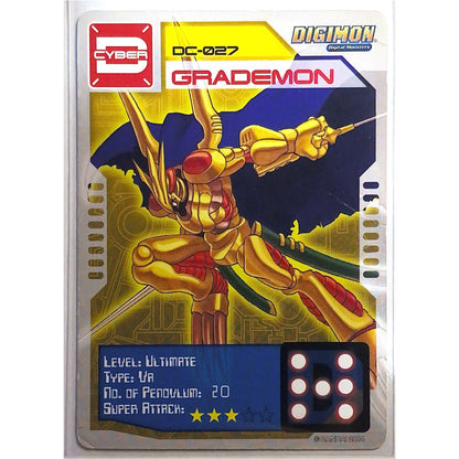  2004 D-Cyber Digimon Digivice Grademon DC-027  Local Legends Cards & Collectibles