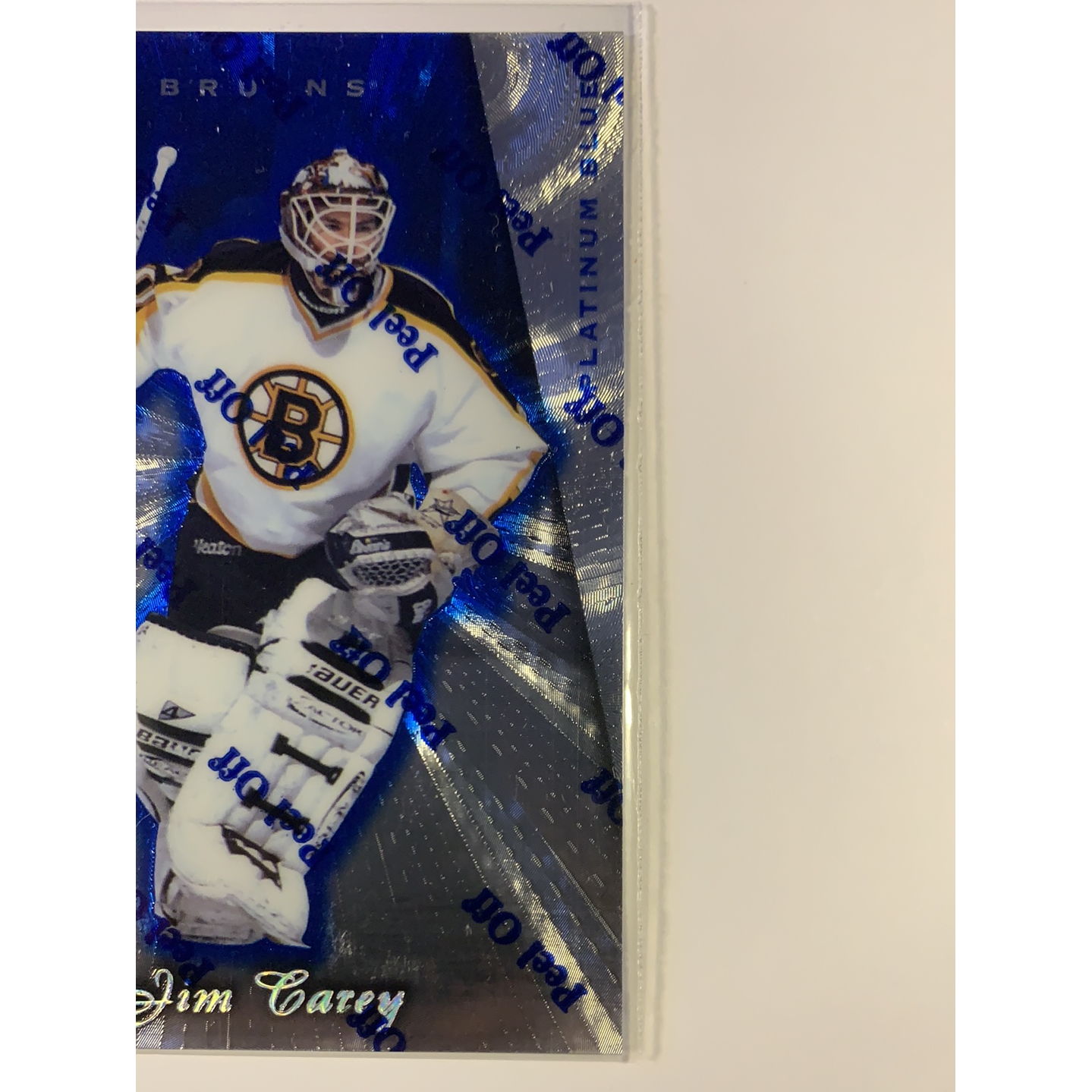 1997-98 Pinnacle Certified Jim Carey Platinum blue /2599  Local Legends Cards & Collectibles
