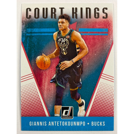 2018-19 Donruss Giannis Antetokounmpo Court Kings Canvas