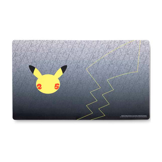 Pokemon Celebrations 25th Anniversary Pikachu Gray Playmat
