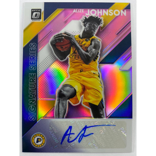 2019-20 Donruss Optic Alize Johnson Signature Series Pink Prizm /25