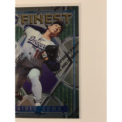  Copy of 1995 Topps Finest Hideo Nomo RC Unpeeled  Local Legends Cards & Collectibles