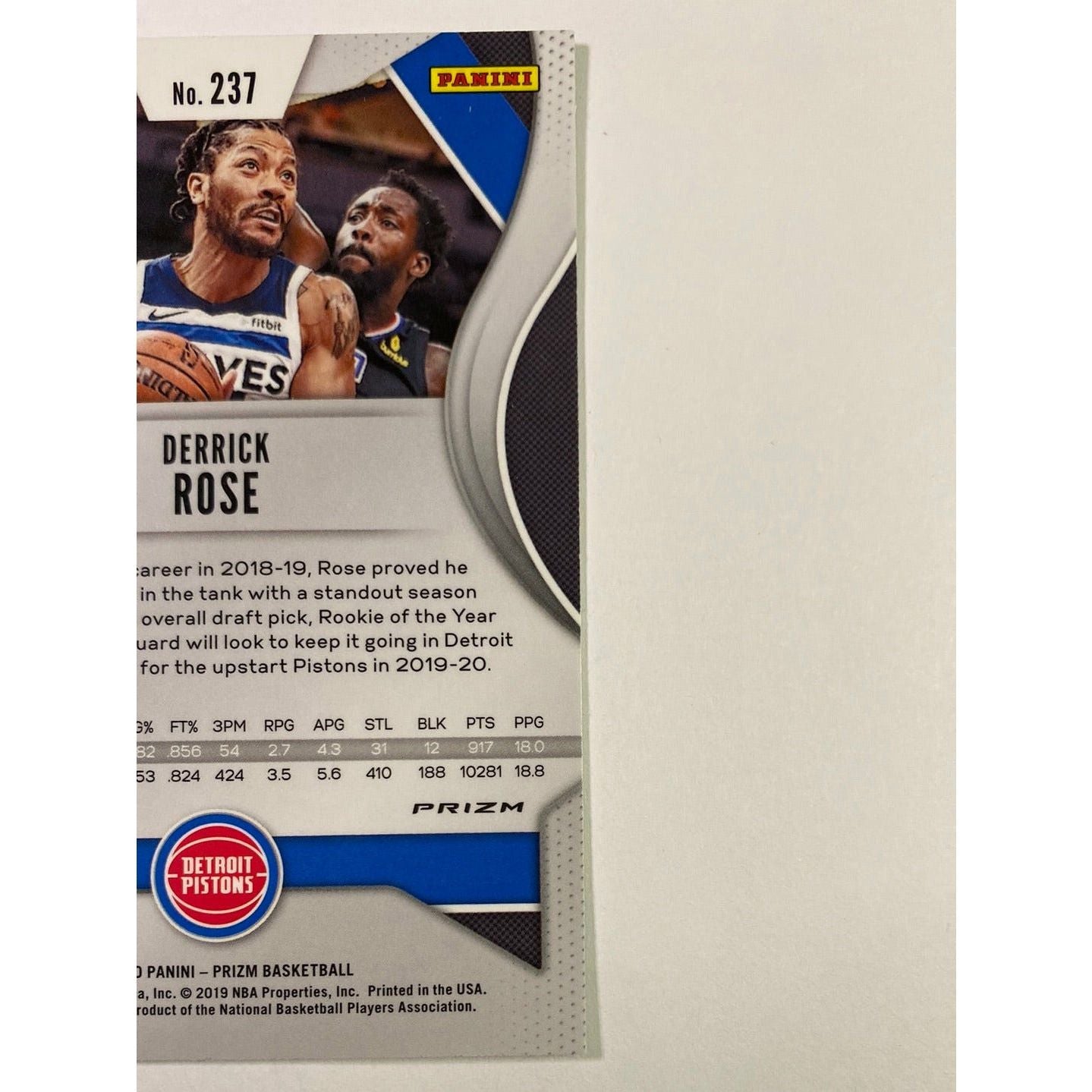  2019-20 Prizm Derrick Rose Green Holo Prizm  Local Legends Cards & Collectibles