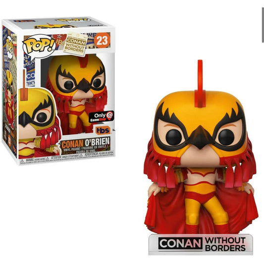 Funko Pop! Conan O’Brien GameStop Exclusive Luchador Conan Without Borders #23