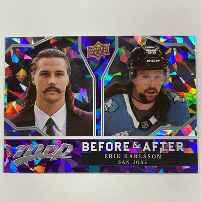 2021-22 MVP Erik Karlsson Before & After Cracked Ice Holo