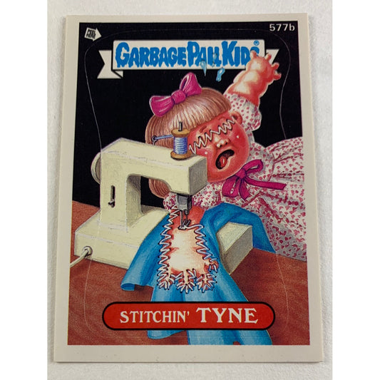 1988 Topps Garbage Pail Kids Stitchin’ Tyne Die Cut