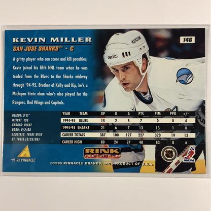  1995-96 Pinnacle Kevin Miller Rink Collection  Local Legends Cards & Collectibles