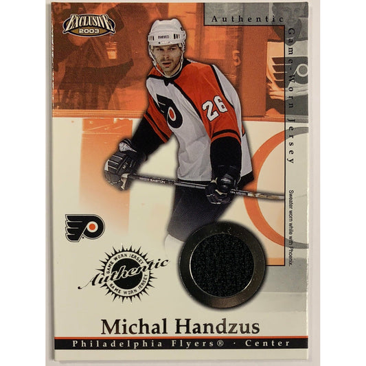 2002-03 Exclusive Michael Handzus Authentic Game Worn Jersey