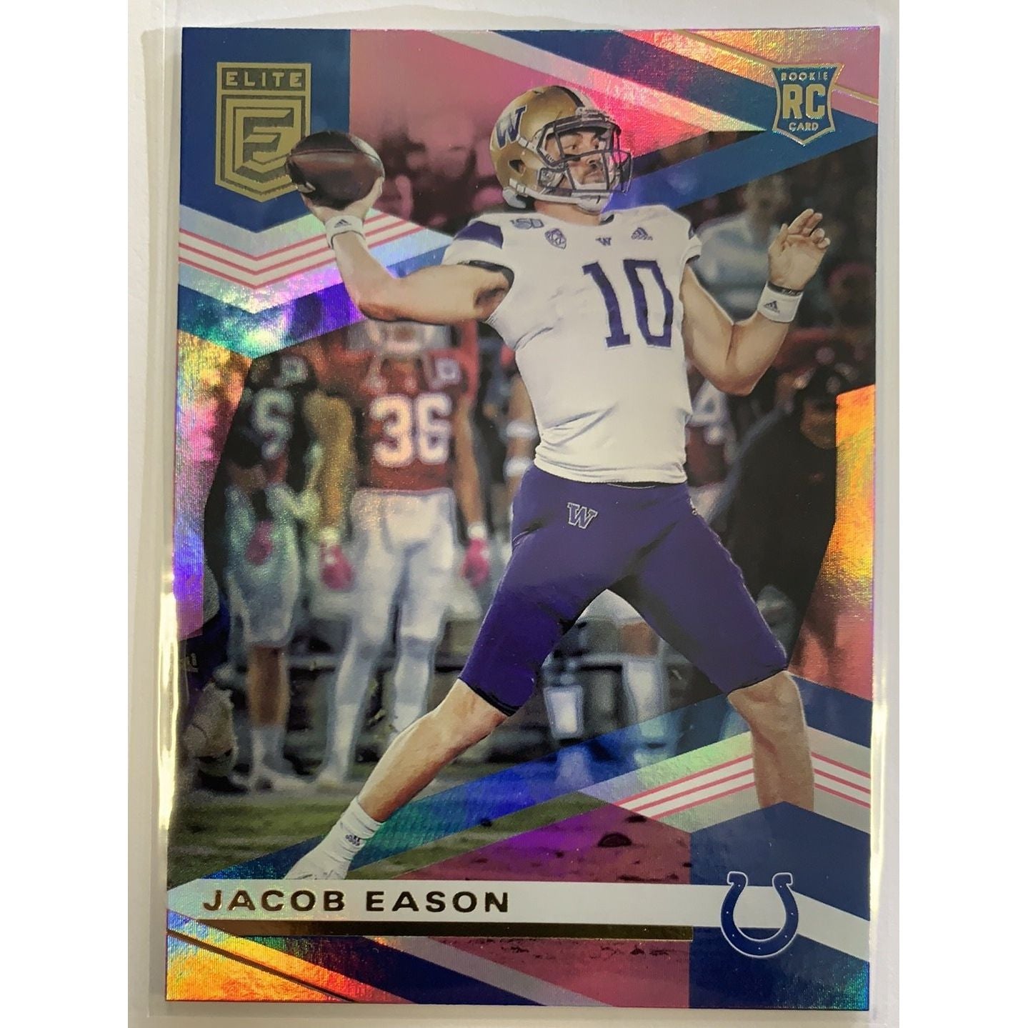  2020 Donruss Elite Jacob Eason RC Pink Parallel  Local Legends Cards & Collectibles