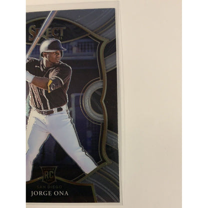  2021 Panini Select Jorge Ona Concourse Level RC  Local Legends Cards & Collectibles