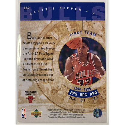  1995 Upper Deck Scottie Pippen 1st Team All Star  Local Legends Cards & Collectibles