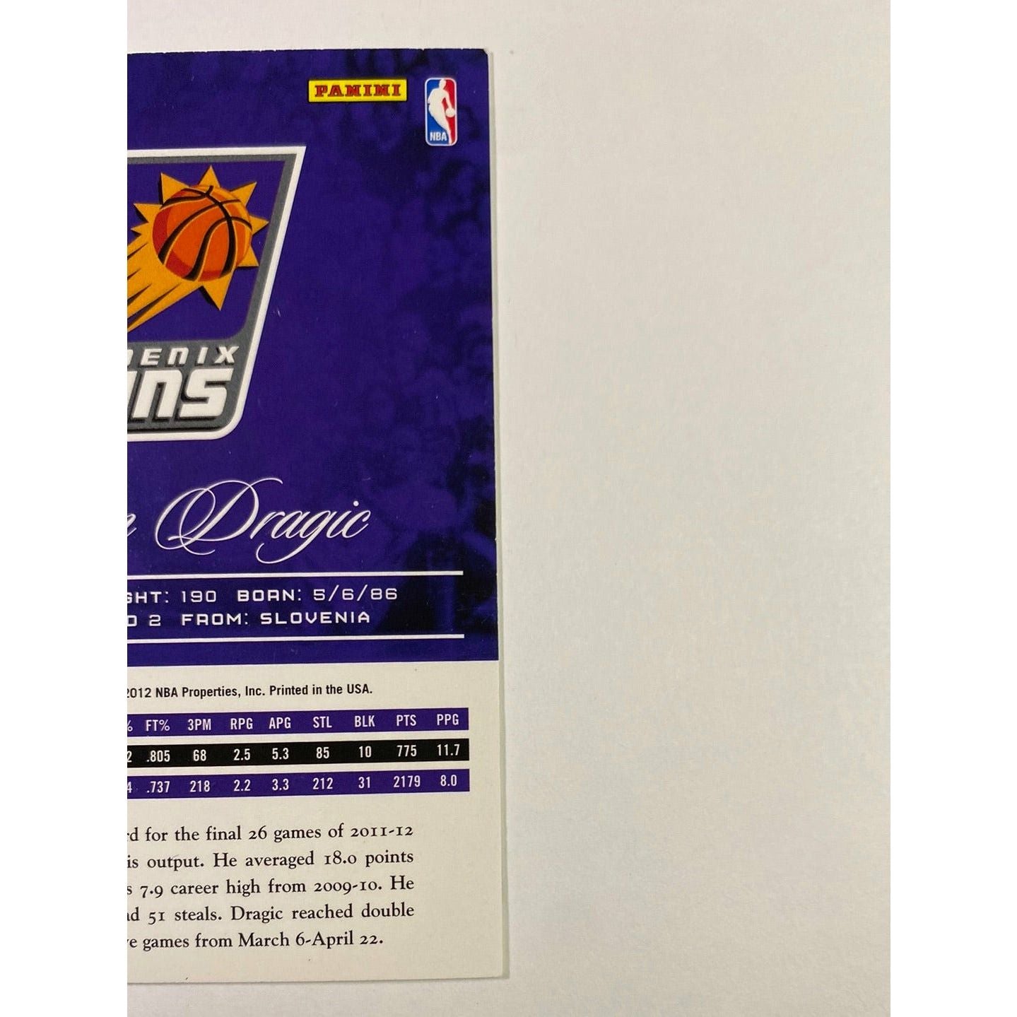 2012-13 Prestige Goran Dragic