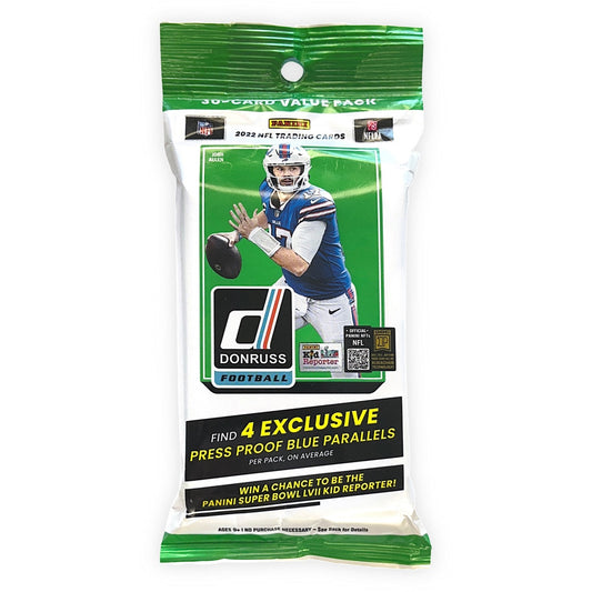 2022 Panini Donruss NFL Football Value Cello Pack